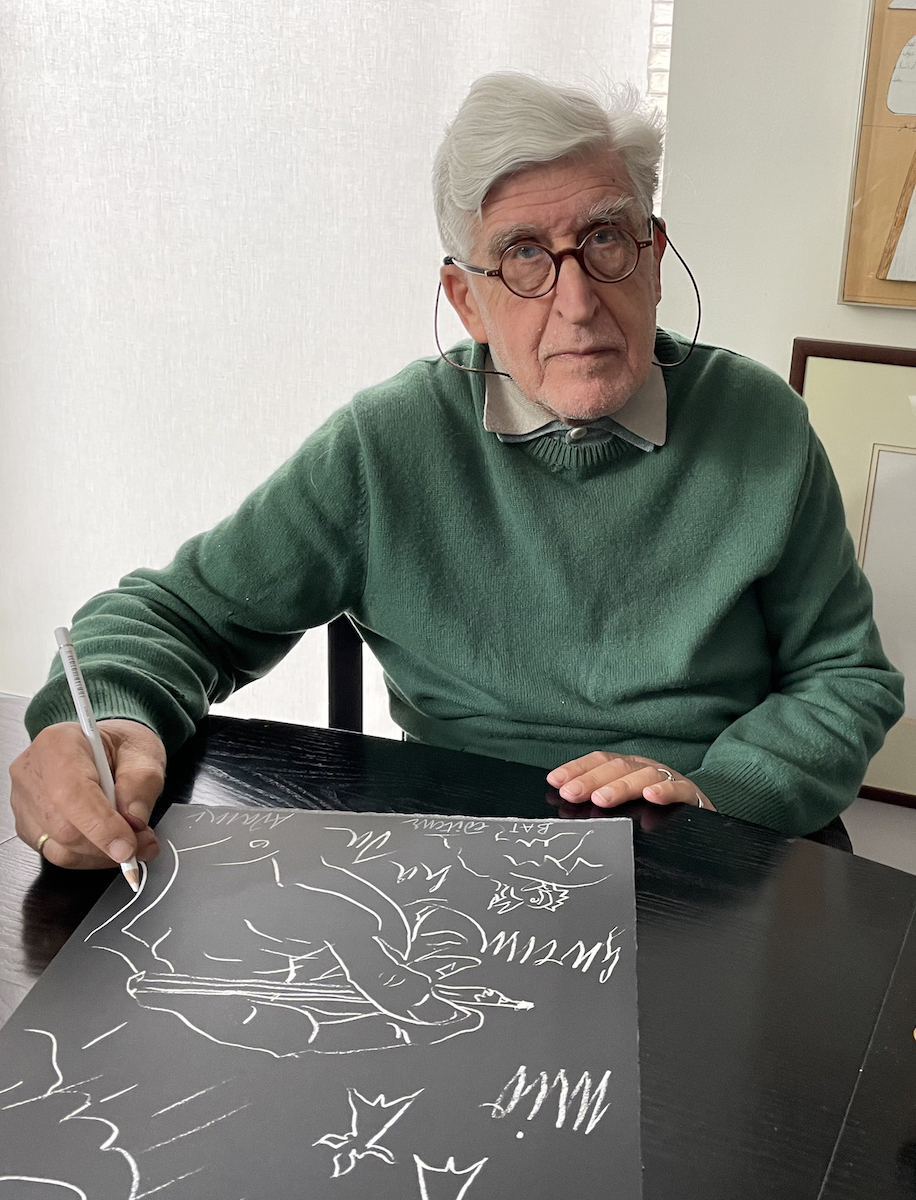 Artiste Valerio Adami Prix Presse Bretagne