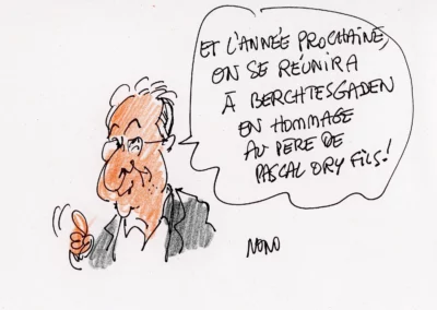 Christophe Penot n’a pas manqué non plus de remercier et Sylvie Robert, et Pascal Ory, celui-ci fils du premier grand reporter dans l’histoire d’« Ouest-France ». Le dessinateur Nono l’a bien compris !