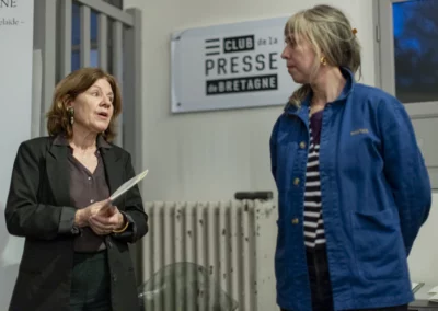 « Merci, sincèrement merci, d’avoir si bien parlé de l’île de Groix et de Patrick Saigot, éleveur de moules groisillonnes », salue Sylvie Robert. Pour rappeler que l’académie du Prix Presse Bretagne récompense, chaque année, le meilleur article consacré à la Bretagne, aux Bretonnes, aux Bretons.